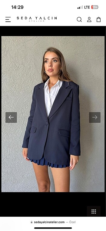 m Beden lacivert Renk LACİVERT BLAZER