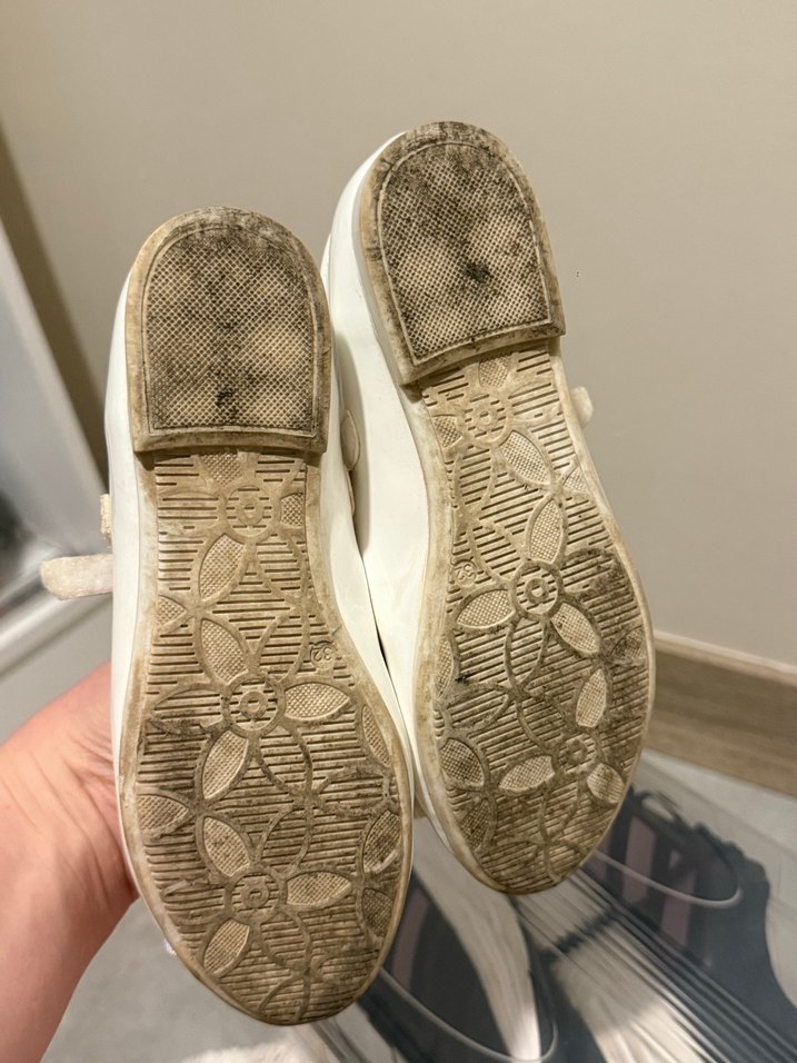 Beyaz Fiyonk Detaylı Kız Çocuk Babet - Görsel 4