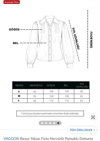 VAGGON Beyaz Pamuklu Uzun Kollu Gömlek - Görsel 3