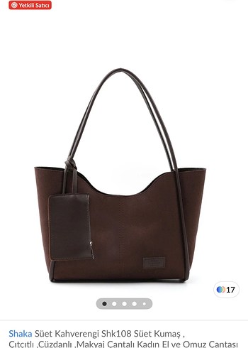 Shaka Kahverengi Süet Kadın Çanta - Görsel 3
