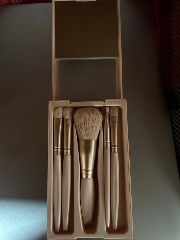 Bej Makyaj Fırça Seti - Görsel 2