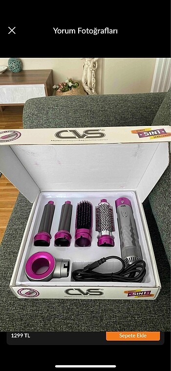 Cvs saç şekillendirici