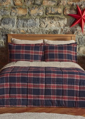 Karaca Woodland Lacivert %100 Pamuk Çift Kişilik Cozy Comfort
