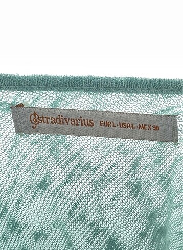 l Beden turkuaz Renk Stradivarius Bluz