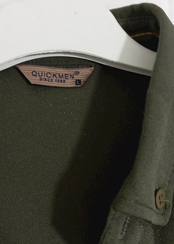 Düğmeli Erkek Haki Gömlek - Görsel 3