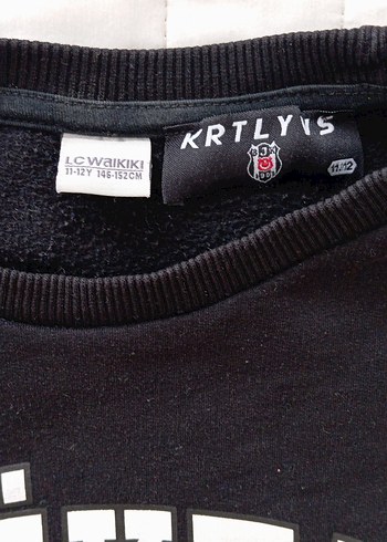 Erkek Siyah Beşiktaş Baskılı Sweatshirt - Görsel 2