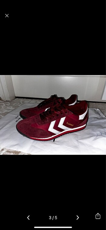 Hummel bordo spor ayakkabı