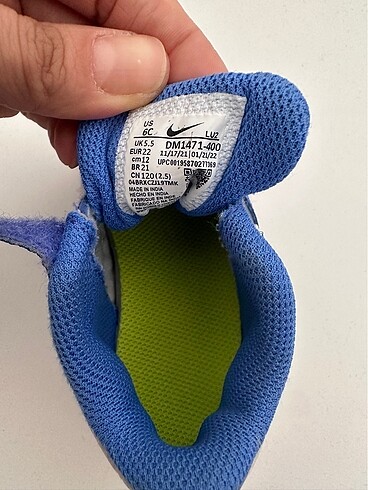 22 Beden Nike çocuk spor ayakkabı