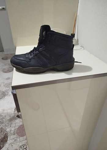 Erkek Siyah Sokak Stili Bagcıklı Bot - Görsel 3