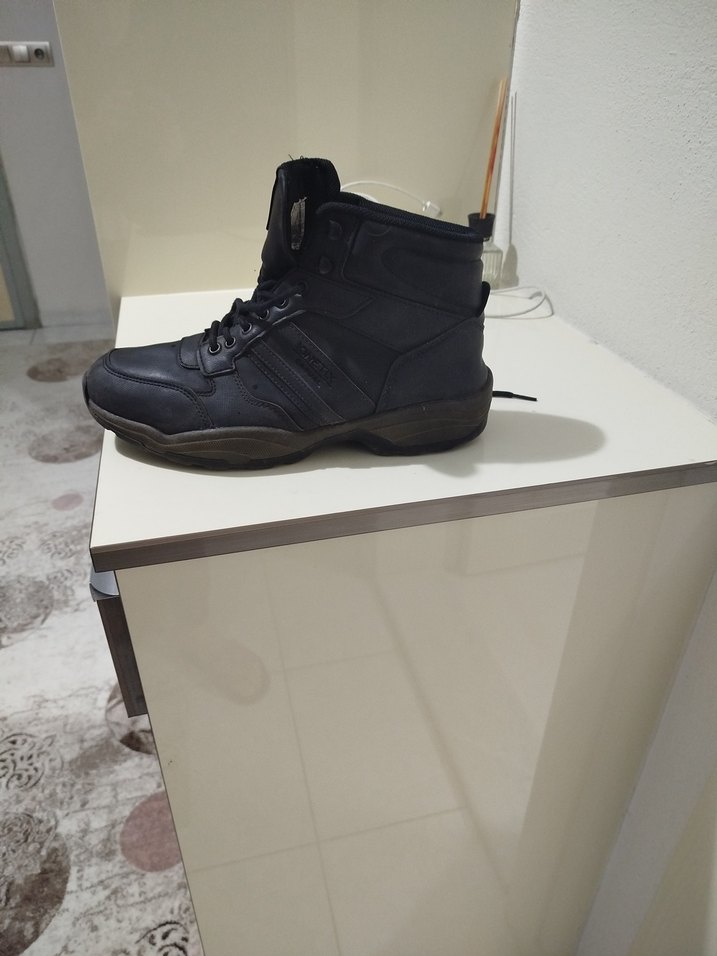 Erkek Siyah Sokak Stili Bagcıklı Bot - Görsel 3