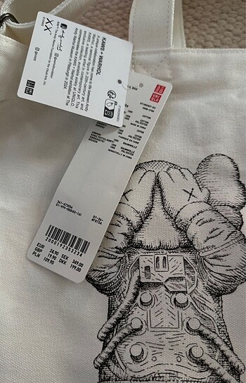 Beden Uniqlo - Kaws warhol Çanta