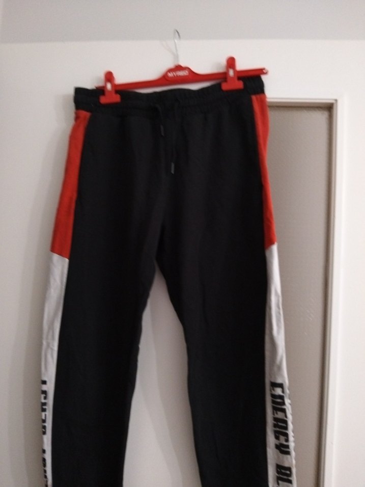 Siyah Rahat Kesim Erkek Eşofman Altı - Görsel 2