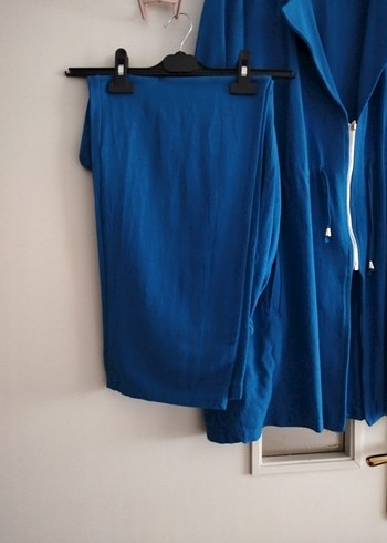 Mavi Keten Üçlü takım - Görsel 6