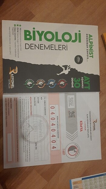 Rasyonel yayınları AYT biyoloji kimya denemesi