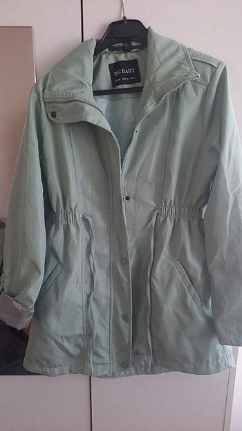 Kadın yağmurluk su yeşili - Görsel 5