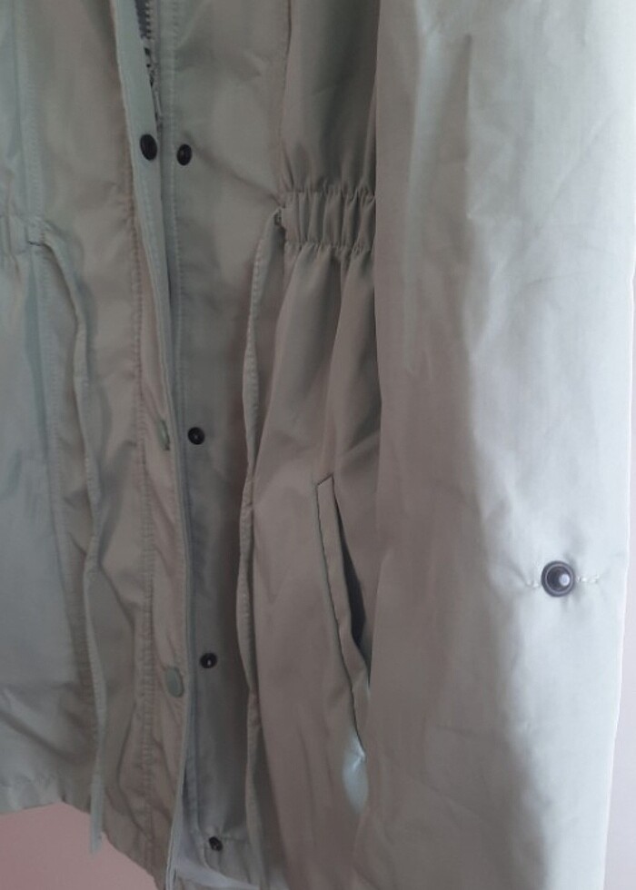 Kadın yağmurluk su yeşili - Görsel 2