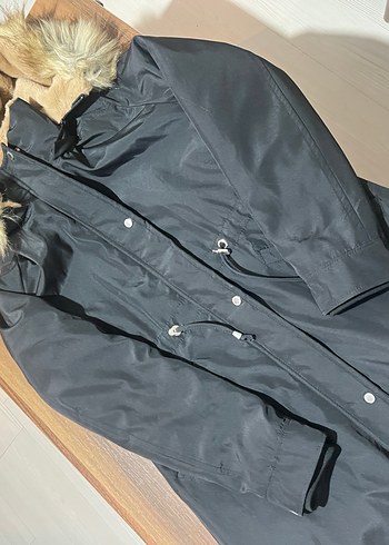 s Beden siyah Renk Bej Süet Mini Kadın Ceket, Kürklü, Regular Fit