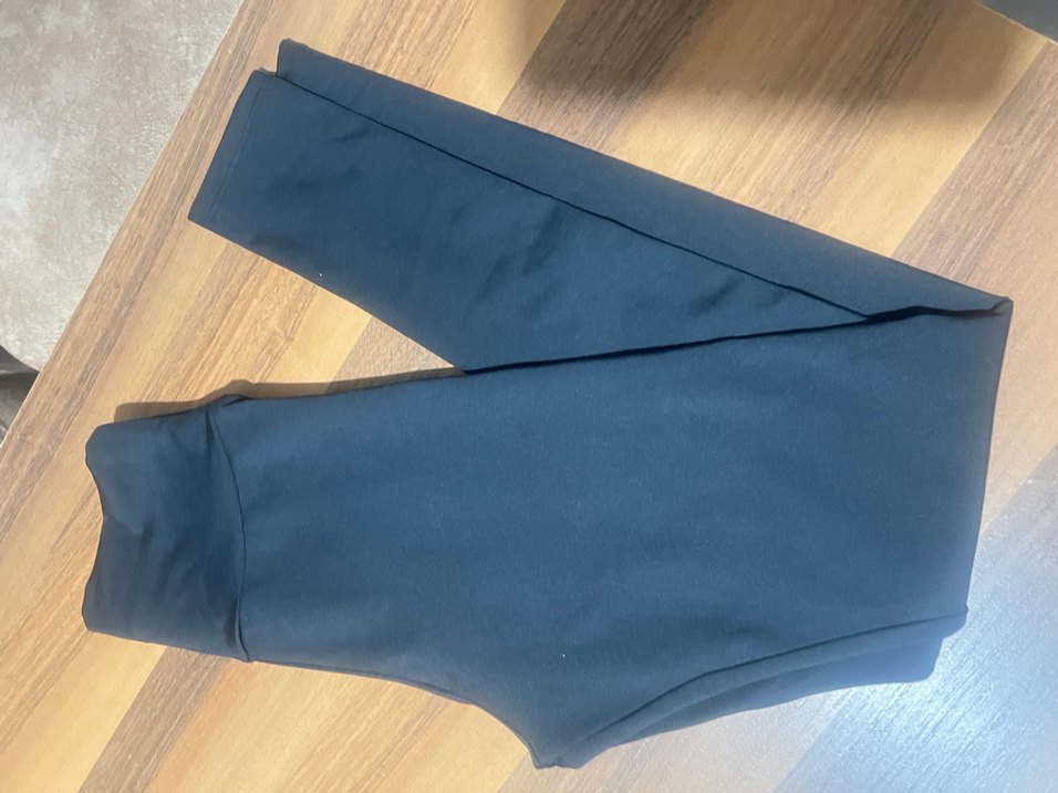 Siyah Kadın Spor Tayt, Normal Boy, Dar Kesim - Görsel 4