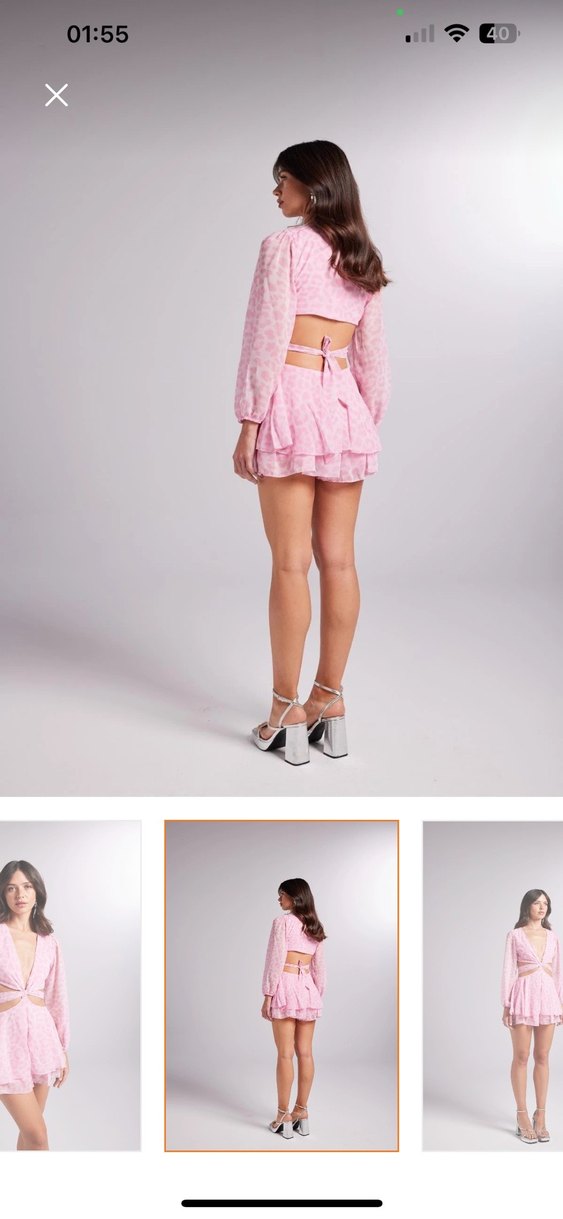 Holly Lolly marka pinky elbise - Görsel 2