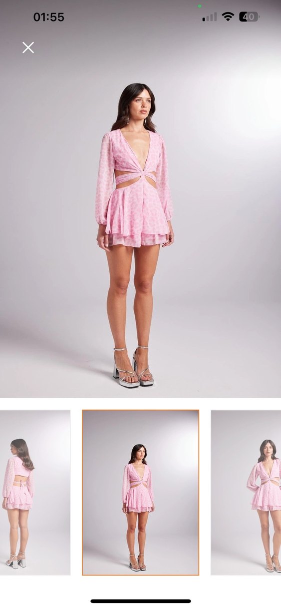 Holly Lolly marka pinky elbise - Görsel 3