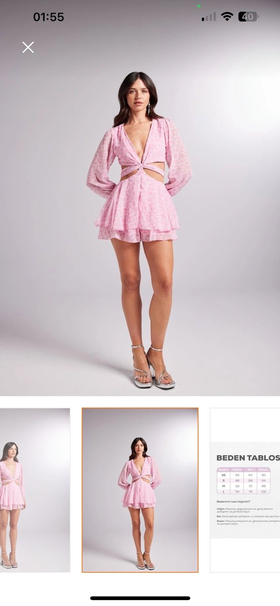 Holly Lolly marka pinky elbise - Görsel 4