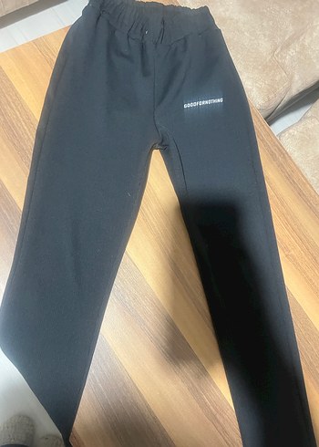 siyah Rahat Kesim Kadın Eşofman Altı - Görsel 5