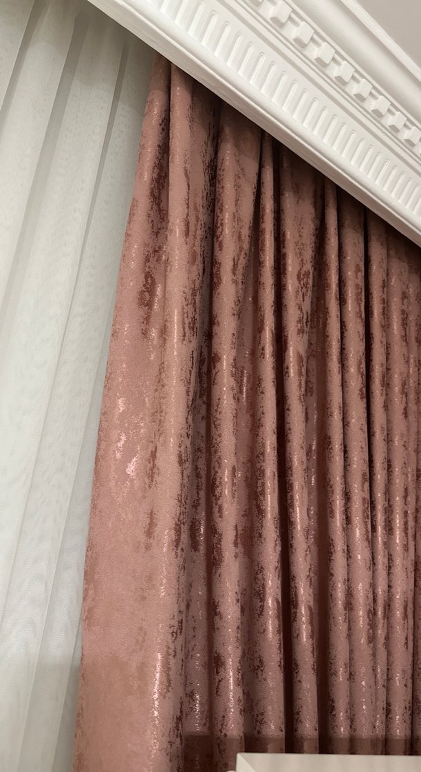 4 adet Parlak gül kurusu pembe tonları  Modern fon  Perde - Görsel 4