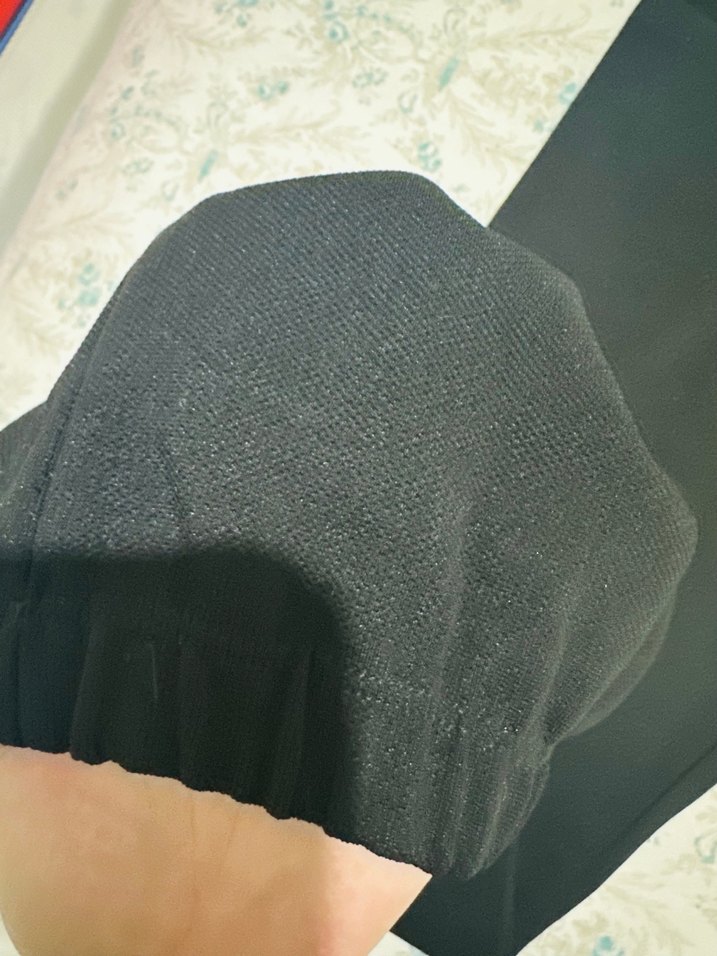 Siyah Kadın Midi Kumaş İspanyol paça esnek - Görsel 5