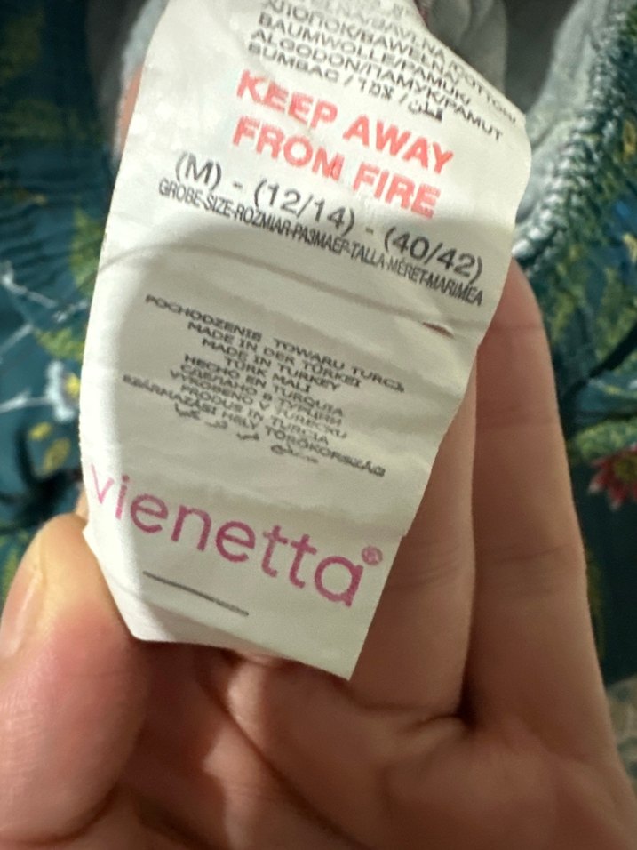 Yeşil Çiçekli Dantelli Bohem Kadın pijama altı - Görsel 3