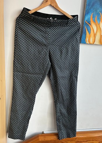 H&M Geometrik Orgu Desenli Esnek Pantolon 44 Beden