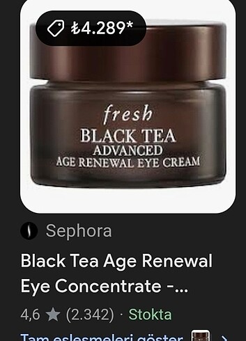 Beden Fresh Black Tea Göz Kremi - Yorgunluğa Son, Genç Bakışlar!