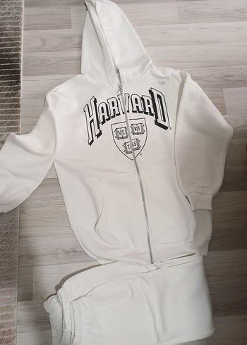 3 iplik Beyaz Kadın Eşofman Takımı - Görsel 6