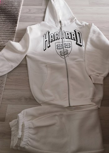 3 iplik Beyaz Kadın Eşofman Takımı - Görsel 7