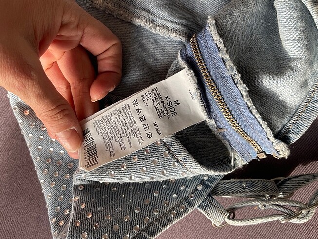 m Beden mavi Renk Kot crop