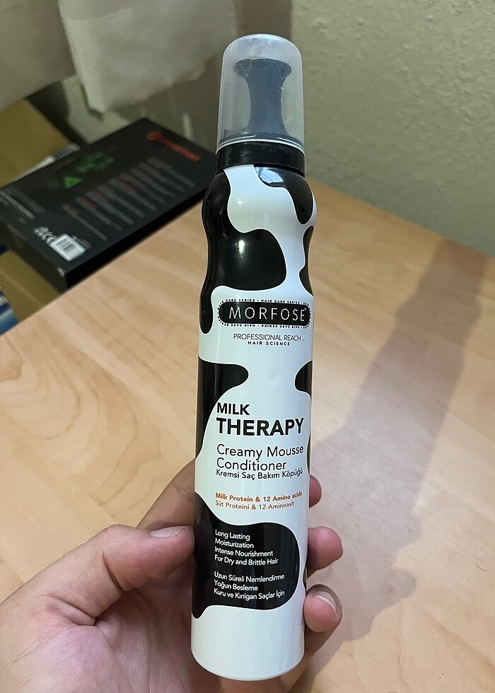 Morfose Milk Therapy Saç Köpügü 200 ml - Besleyici, Koruyucu Etk - Görsel 5