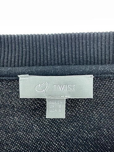 34 Beden siyah Renk Twist Sweatshirt %70 İndirimli.