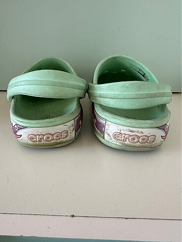 26 Beden yeşil Renk Crocs Unicorn Sandalet 26 Numara