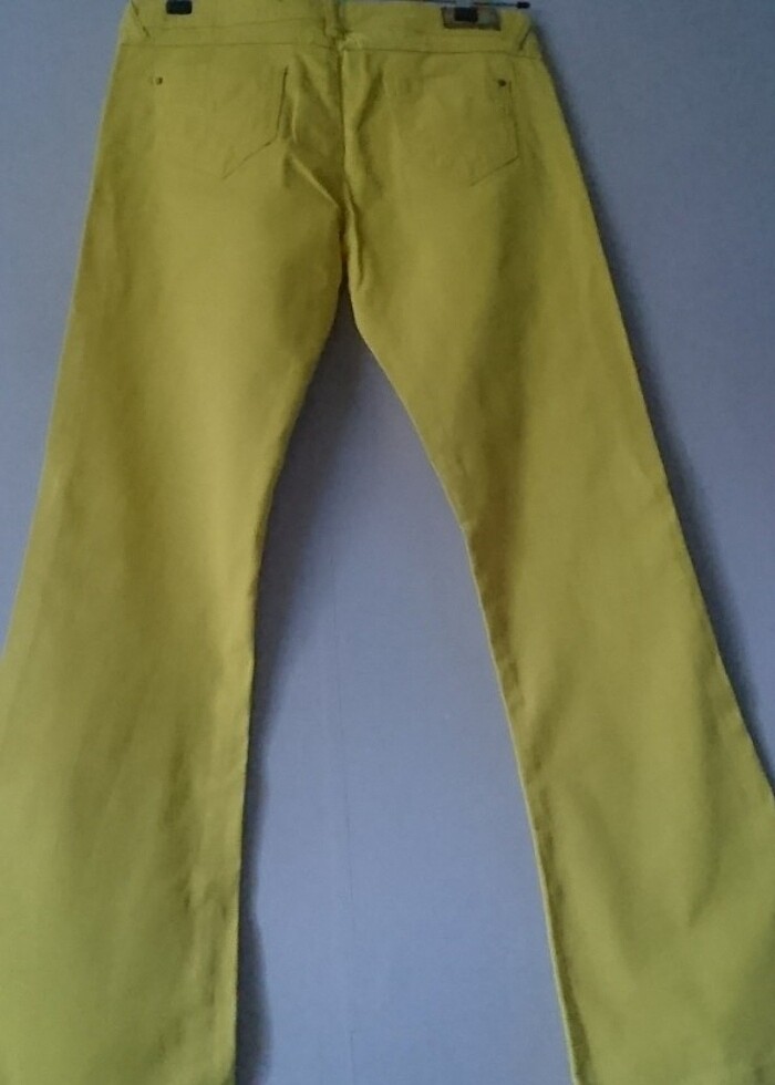 Sarı kot pantolon  - Görsel 2