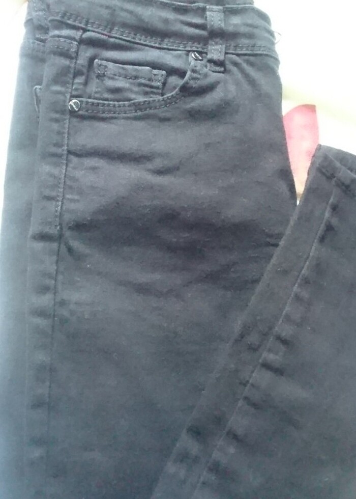 Siyah dar paça pantolon  - Görsel 3