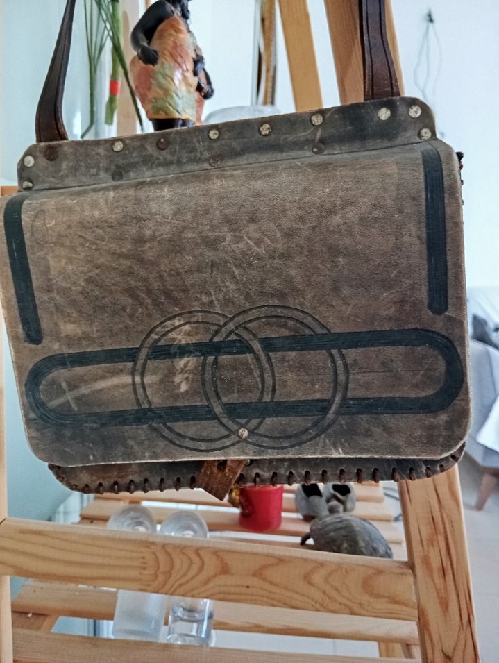 Kahverengi Baskılı kadın 
Omuz Çantası - Görsel 2