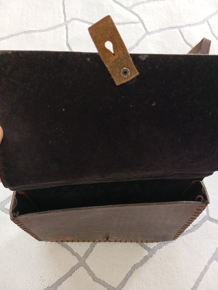 Kahverengi Baskılı kadın 
Omuz Çantası - Görsel 4