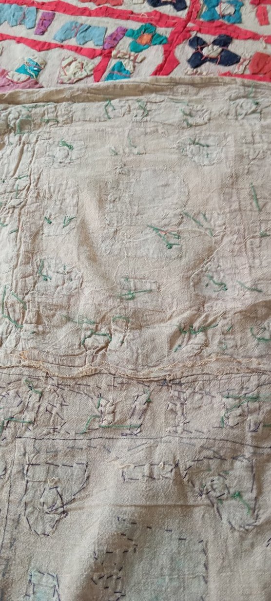 Renkli kırk yama yatak örtüsü - Görsel 4