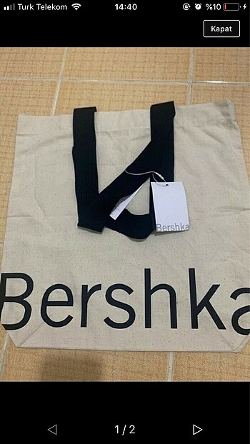 Bershka bez çanta