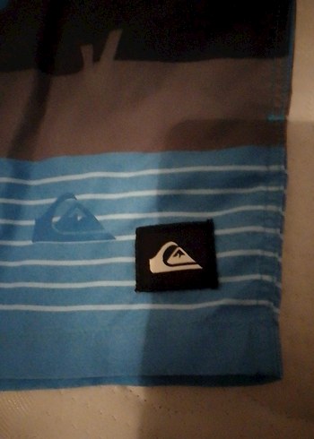 Düğmeli Erkek Mavi Midi Yüzme Şortu - Görsel 4