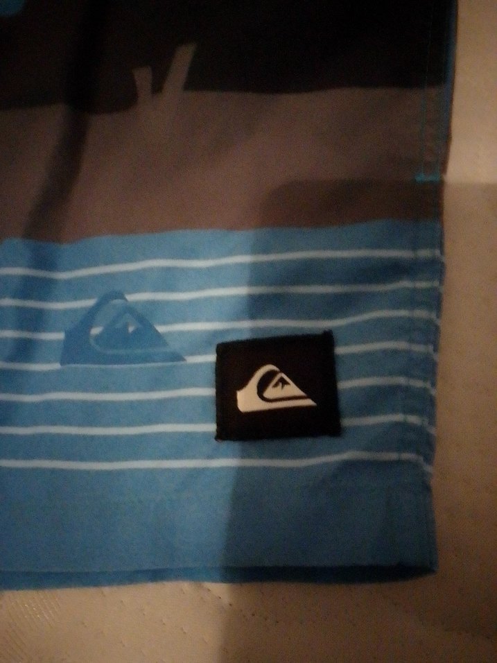 Düğmeli Erkek Mavi Midi Yüzme Şortu - Görsel 4