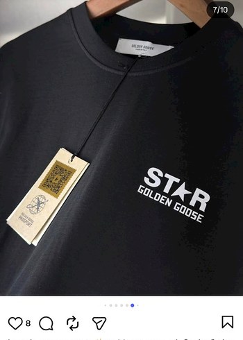 Golden Goose Deluxe Golden Goose Siyah Star Sweatshirt