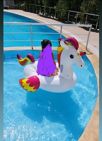 Unicorn şişme havuz botu