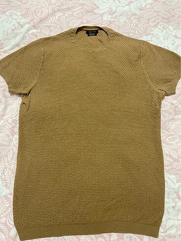 Massimo Dutti kısa kol triko - Görsel 2