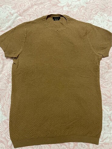 Massimo Dutti kısa kol triko - Görsel 4