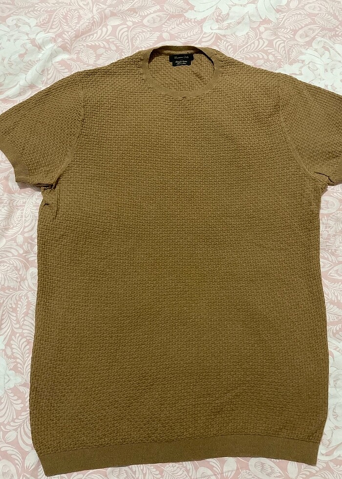 Massimo Dutti kısa kol triko - Görsel 4